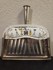 Vintage J v  Reed Metal Dustpan With Handle M  Taber Dutch Amish Folk Design