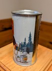 Schmidt Scenic  ice Fisherman  Flat Top Beer Can - Tough  