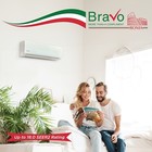 18000 Btu 18 Seer Bravo Mini Split Heat Pump Air Conditioner 230v R32