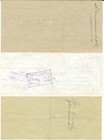 3 Canada Checks Canck15  All From The Dominion Bank  All With Tax Stamps  1919 