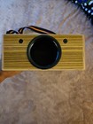 Pogolab Portable Travel Cajon Box Drum Wearable Zebra Wood Hand Percussion Strap