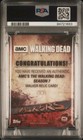2017 The Walking Dead Season 7 Walker Relic Card  r-w2 Psa Mint 9