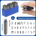 Metal Stamp Set 6mm Steel Metal Stamping Tool Set For Jewelry Making Punch Se