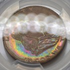 1959 Proof Franklin Half Dollar Pcgs Ms65 - Lovely Rainbow Toning