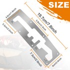 Stainless Steel Quick Shift Gate Plate Panel For Can-am Maverick X3 2017-2024