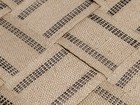 Upholstery Webbing Jute Black Stripe 3 5  Width  9 Lb Heavy Grade  10 Yards