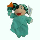 Disney Liberty Minnie Mouse Beanie Bean Bag Plush Retired All Tags Near Mint 