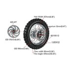 80 100-12 Disc Rotor Tire Wheel 1 85x12 Rim Sprocket Brake Caliper For Ssr 125cc