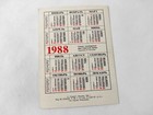 Pocket Calendar Ussr For 1988