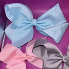 Jojo Siwa Large Hair Bows Alligator Clips Lot Of 9  Multicolor Dance Cheer 0987