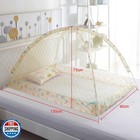 Crib Mosquito Net Breathable Crib Netting Canopy Universal Size Crib Tent Fol