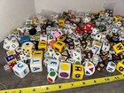 540  Vintage Modern Dice Mixed Lot Various Sizes Shapes Color Butterscotch Amber