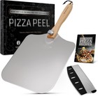 16  Pizza Peel W  14  Cutter - Xl Metal Paddle  Folding Handle