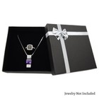 Novel Box Kraft Cotton Filled Gift Boxes With Bow Jewelry Cardboard Boxes 12pcs