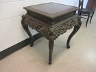 Oriental Table Stand Ornate Original Finish   To Restore   Circa 1920-1940