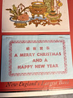 1947 First National Bank Boston Chinese Calendar Poster Original Envelope Rare