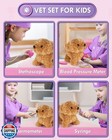 Lehoo Castle Toys For 3 4 Years Old Girls  Vet Play Sets  Wooden Doctor Kit F