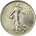 1977 France 1 Franc Coin     Fifth Republic  km  925  G vg Condition Or Better 