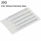 Sterilized Body Piercing Needles Mix Pack 100pc- 20ga 18ga 16ga 14ga 15ga