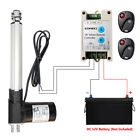 Dc 12v Linear Actuator 1320lbs W  Remote Controller Electric Motor 6000n Lift Ig