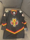 Rasmus Andersson Calgary Flames Black Retro Jersey Mens Size Large  52 