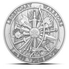 1 Oz Legendary Warriors  Geronimo Silver Round  bu 
