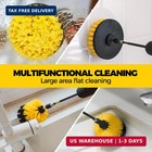 6pc Drill Brush Set - Soft Bristles With Extension For Home Clean