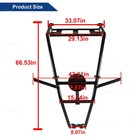 Fit Polaris 2015-2020 Rzr 900 Rear Bumper Spare Tire Carrier Cargo Rack Mount