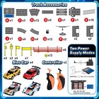 Boy Toys Gifts For 6 7 8-12 Years Old  Slot Car Race Track Sets With 4 Slot Cars