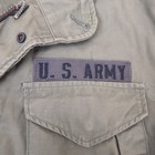 Vtg Og 107 Cold Weather Field Jacket Green Size Medium short Us Army Patch