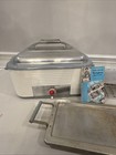 1950s Westinghouse Electric Roaster Oven W Grill  Racks  And Book