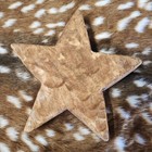  carved Wooden Star Dough Bowl Primitive Wood Trencher Tray Rustic Home Decor