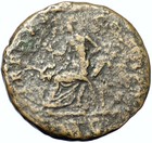 Trajan 100ad Rome Genuine Ancient Old Roman Dupondius Coin Abundantia I100539