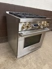 Wolf Df304 - 30  Professional Dual Fuel Range 4 Burners Stainless Steel Knobs  2