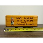Vintage Colonial Brand Tin Toy Truck Trailer Japan Advertising Ham In A Can
