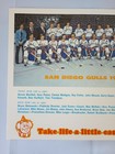 San Diego Gulls Vintage 1973-74 Ahl Hockey Team Photo Jack In The Box Clown Logo