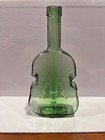 Uranium Glass Bottle Shaped Like A Violin