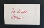 Stymie The Little Rascals Autographed Index Card   8x10 Photo