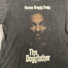 Vintage Snoop Doggy Dogg Shirt Mens Xl Black Tha Doggfather Rap Made Usa 90s
