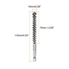 10pcs 304 Stainless Steel Bore Brush 10mm Dia 4 5  Cleaning Twisted Wire Brush