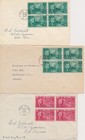  931-33 Franklin D  Roosevelt Anderson   No Cachet Fdcs Lot Of 5 To Canada