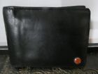 Alpine Swiss Men   s Black Wallet   Billfold Leather Flip Id Window 12 Card Slots