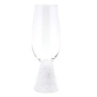 Rhinestone Stemless Crystal-filled Champagne Flute Set Of 6 Silver Crystal Piece