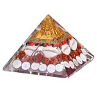 Gomti Chakra - Laxmi Pyramid - Shree Yantra - 75mm Lakshmi Wealth Pyramid