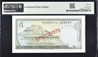 States Of Jersey  specimen     1 Nd  1963  - Printer  Tdlr Pmg 66 Top Pop