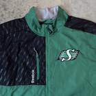 Reebok Saskatchewan Roughriders Cfl Sideline Windbreaker Jacket Football Mens Xl