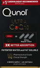 Qunol Ultra Coq10 100mg  3x Better Absorption  Patented Water And Fat Soluble Na