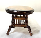 Vintage Dollhouse Miniature Wood Dining Table