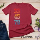 33 45 78 Rpm Vintage Retro Vinyl Record Dj Music Gift T-shirt Unisex T-shirt