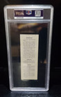 1977 Ticket Stub Authentic Autograph Chris Chambliss World Series Game 1 Psa